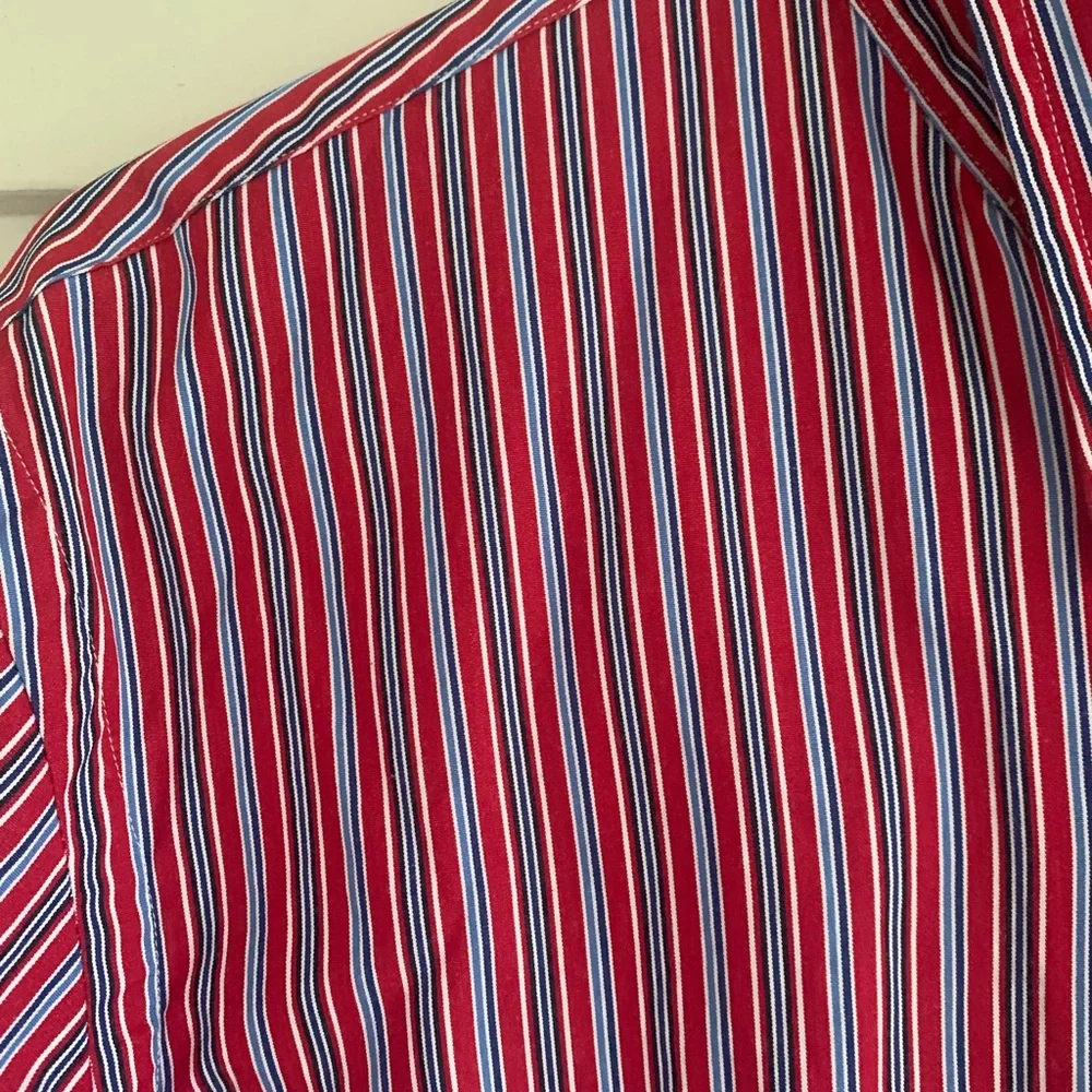 Ralph Lauren Custom Fit Striped Long Sleeve Button Shirt Men’s Size Large - Picture 5 of 12